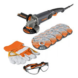 Kit Esmeriladora, Discos, Lentes Y Guantes, Truper  101456