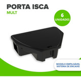 Kit Com 6 Porta Isca Raticida Armadilha Para Ratos