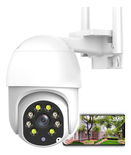 Camara Robotizada 2 Antenas Ip De Seguridad Wifi Hd 360°