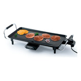 Asador Plancha Asar Universal Rectangular 1400 Watts 45*25cm Voltaje 110v Color Negro