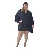 Saida De Praia Bata Camisa Plus Size Luxo Madalô