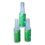 Spray Sanitizante Para Manos Olor Naranja 60 Ml C/u Pack 3 Fragancia Limón