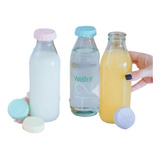 Set X8 Tapas Para Botellas Pastel Con Leyenda 5 Cm