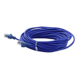 Cable De Red De 20 Metros Categoría 5e En Bolsa Azul