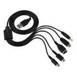 5 En 1 Cargador Usb Para Nintendo Nds Ll/xl 3ds Wii U Psp Mu