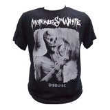 Camiseta Motionless In White Disguise. Camiseta Banda Rock