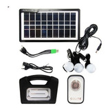Nuevo Kit Solar De Emergencia /camping/usb/3 Ampolletas/8017