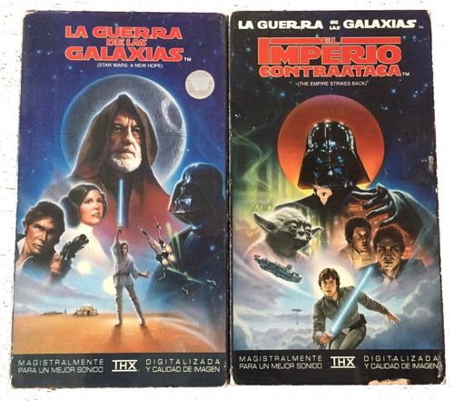 Star Wars Vhs Capítulo Iv Y V 1995 Más Caja De La Trilogía