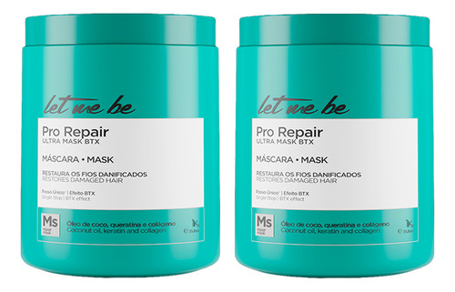 2 Let Me Be Pro Repair Sem Formol  De 1kg Cada!