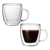 Elixir Glassware Tazas De Café Expreso De Vidrio Con Aislami