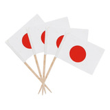 Espeto Bandeira Japão Decoração Festa Restaurante 100 Unid
