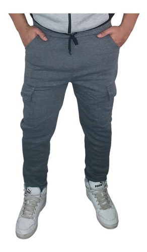 Pantalones Buzo Polar Hombre  65%algodon Jogger Deportivo