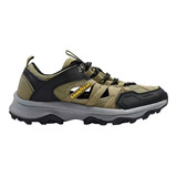 Zapatillas Good Year Trekking Abierta Lateral Hombre Olivos