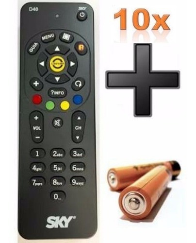 10x Controle Remoto Sky Livre Digital S14 S12 D40 Original