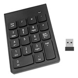 Mini Teclado Numerico Sem Fio Para Notebook Ergonomico