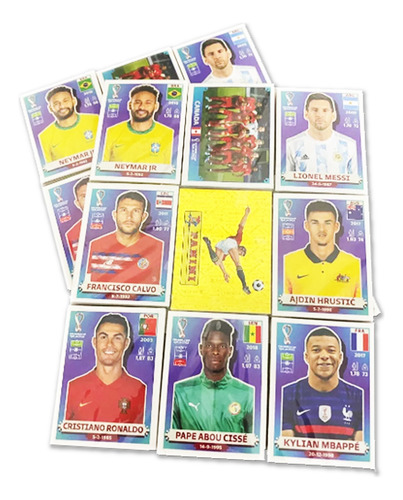 670 Figs. Borda Branca Copa Qatar 2022 Panini - Versão Eua