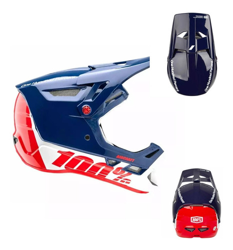 Casco Para Bicicleta Donwhill 100% Aircraft Composite Anthem