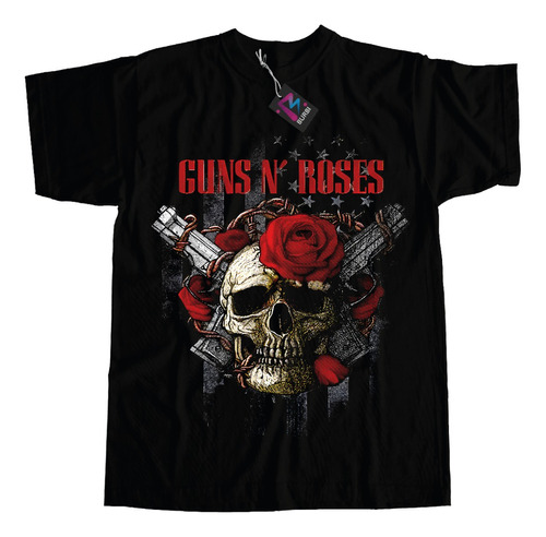 Remera Banda Guns N Roses Dtf Estampa Grande Calidad Premium
