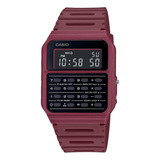 Ca53wf4b Calculadora Reloj Digital Rojo Para Hombre  Al...