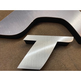 Letra - Logo Gigante - 90 Cm - Polyfan 20 Mm - Simil Metal -