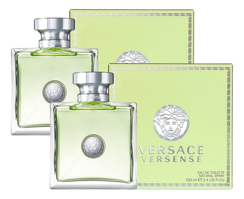 Paquete Versense Versace 100ml Dama Original 2 Pzas