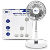 Ventilador Portáil Recarregavel Silencioso Usb 3vel Dobravel