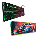 Kit Teclado Gamer + Mousepad Gamer