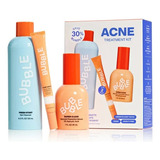 Kit Acne Skincare Bubble 3 Pasos Piel Seca Grasa Americana