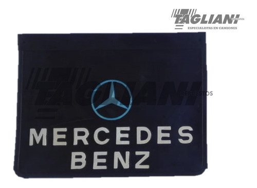 Par Barreros Mercedes Benz 65 X 50 Trasero Logo Y Letras