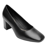 Zapatilla Dama Flexi 119702 Piel Confort Vestir Estilo Negro