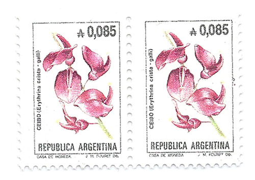 Argentina Variedades Flor Ceibo 1529 Gj 2213 Año 1985 Mint