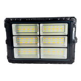Proyector Reflector Led Con Panel Solar Desmontable 300w 
