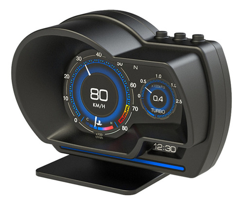 Pantalla Hud Para Coche, Obd+gps Smart Gauge De Alta Definic