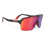 Gafas Ciclismo Rudyproject Spinshield Air Black Matte Rp Red Lente Rojo