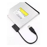 Cable Convertidor Mini Sata A Usb  / Unidad Dvd De Portatil