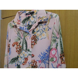 Camisa Largas Estampa Flores St Marie- Ultima Moda 