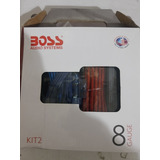 Kit Cables De Potencia Boss 8 Gauge Audio System Auto