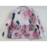 Buzo De Nena Rosa Marca Cheeky Talle 4 Diseño Floreado 