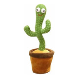 Cactus Peluche Bailarin Canta Graba Recargable 