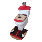 Set Fundas De Navidad Baño Decoracion Navideña Juego De Baño