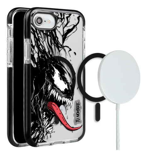 Funda Para iPhone Magsafe Spiderman Venom Personalizada