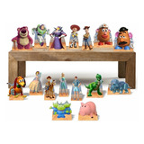 Centro De Mesa Kit Com 16 Displays Toy Story 20 Cm Mdf