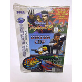 Sega Saturn X3 (virtua Fighters 2 + Virtua Cop + Daiton Usa)