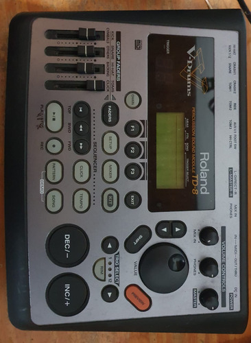 Modulo Roland Td-8 (funciona Perfecto, Incluye Fuente 220)