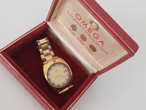 Reloj Omega Seamaster Automático Chapa De Oro Vintage