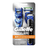 Barbeador Gillette Styler Proglider 3 Em 1 + Nota Fiscal