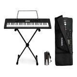 Kit Teclado Casio Musical Ctk3500 5/8 Completo Com Pedal