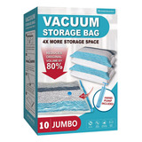 Bolsas De Almacenamiento Al Vacio, 10 Bolsas Jumbo Para A...