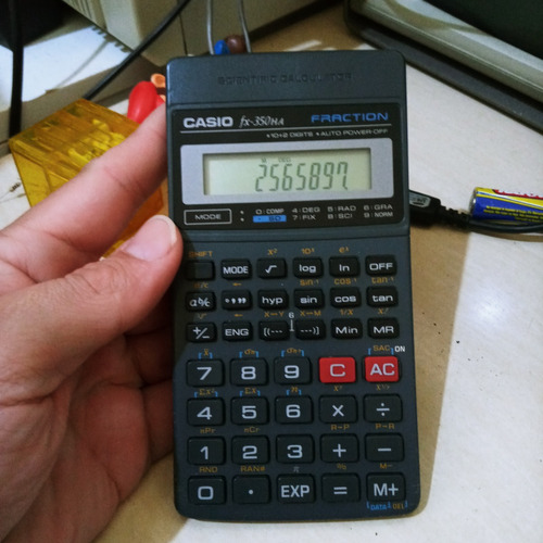 Calculadora Científica Casio Fx-350ha - Leia O Anuncio