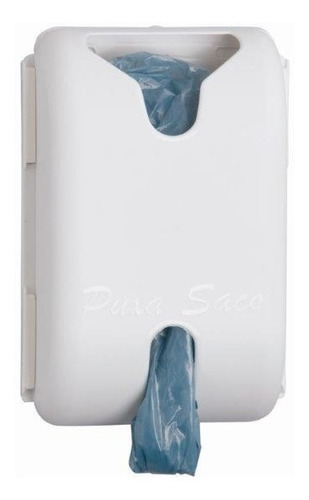 Puxa Saco - Porta Sacola Plástica Branco (dispenser)